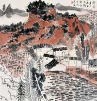 黎小强 风景 镜心